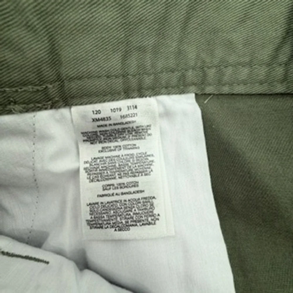 Columbia Mens‎ Olive Green Cotton Cargo Shorts Size 38 XM4835 Hiking Utility